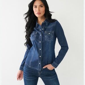 True Religion denim button down